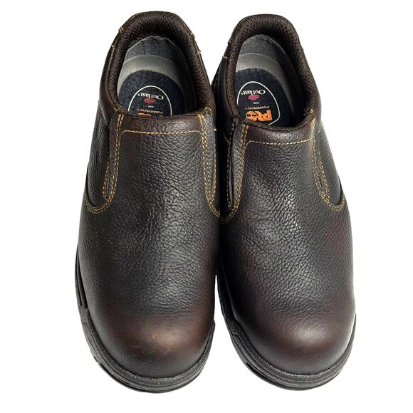 Timberland Pro Titan Slip On Alloy Toe Work Shoes Camel Brown 10 W NIB main image 5